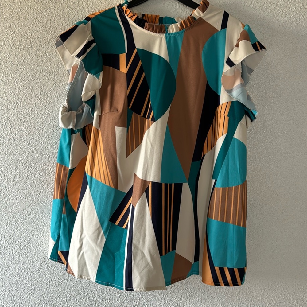 Multicolor blouse, never worn